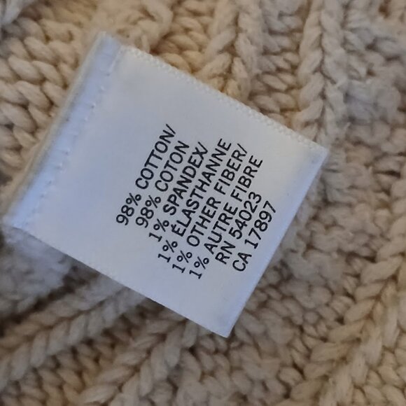 Men's Banana Republic Cotton Cable-knit Turtleneck Sweater- size M - Picture 3 of 4